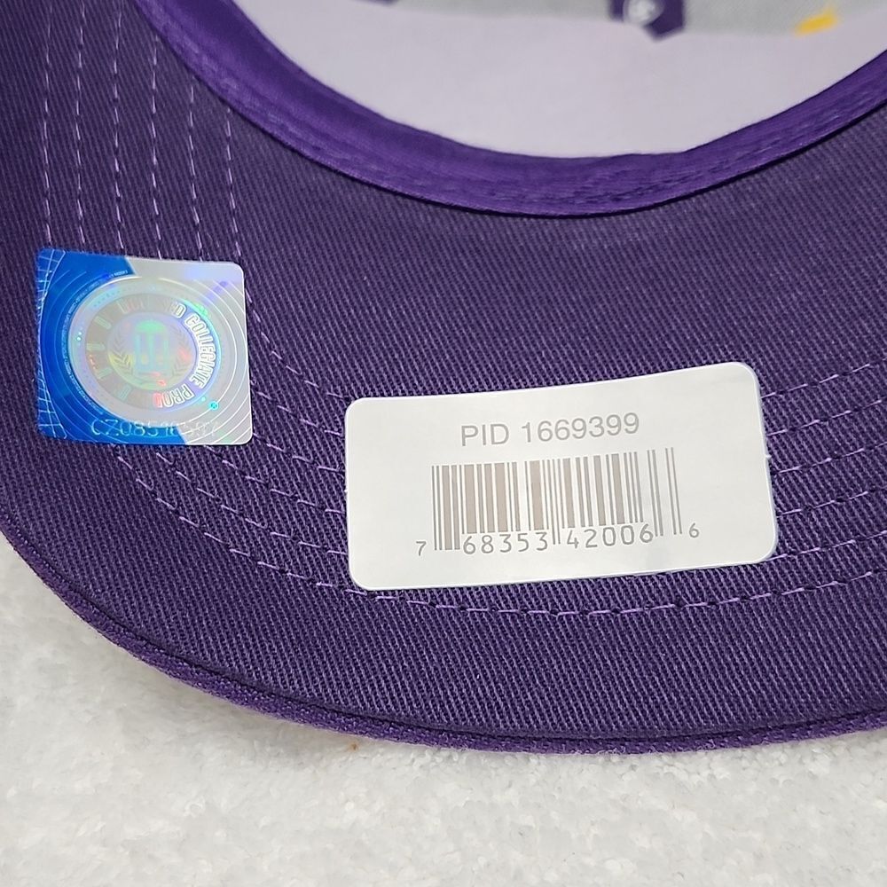 Top of the World East Carolina University Pirates Velcroback Hat - New - Picture 7 of 8